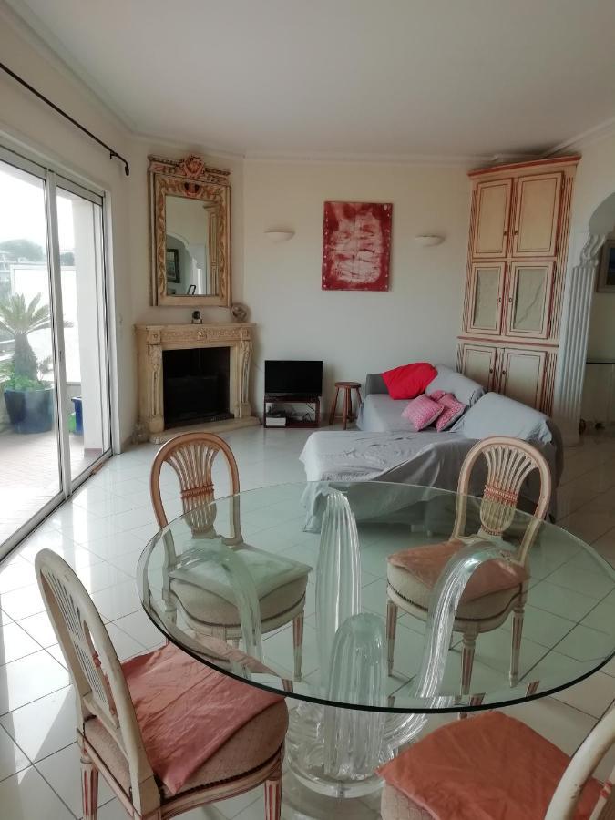 Appartement Rooftop Vue Mer Antibes Bagian luar foto